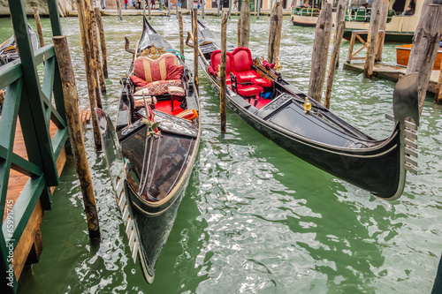 Two gondolas