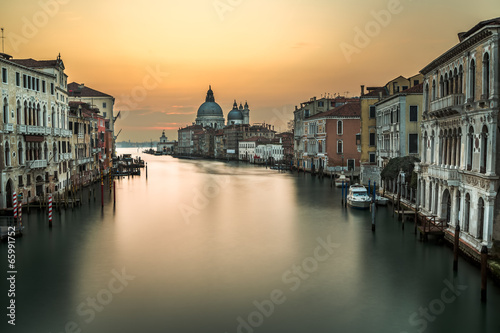 Grand Canal and Santa Maria della Salute Church from Accademia B © anshar73