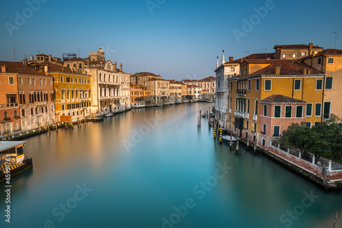 View on Grand Canal and Vaparetto Station from Accademia Bridge © anshar73