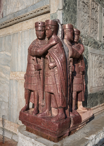 The Tetrarchs - a Porphyry Sculpture of four Roman Emperors, Sac photo