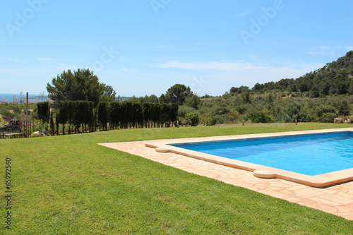 Swimmingpool im Garten