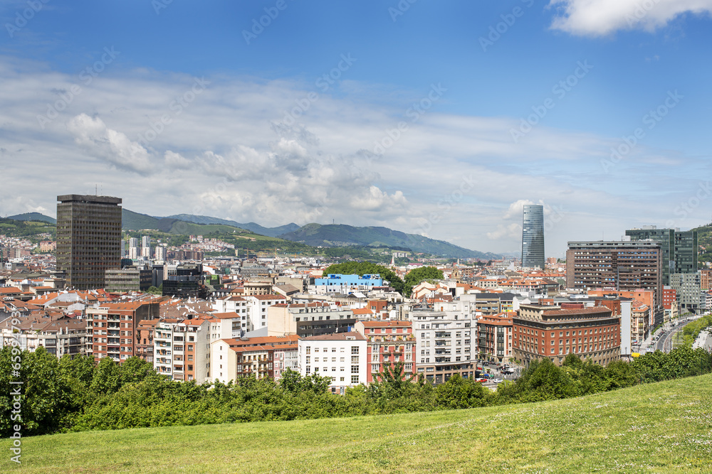 Aerial views of Bilbao city, Bizkaia, Basque country, Spain. Aerial views of Bilbao city, Bizkaia, Basque country, Spain.