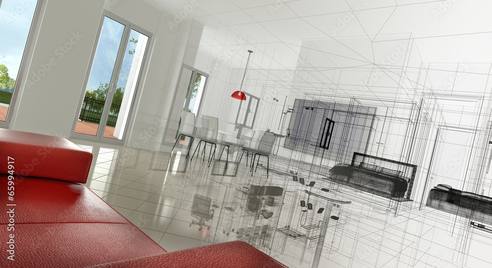 Appartamento, Rendering 3d progetto, interni Appartamento, Rendering 3d progetto, interni