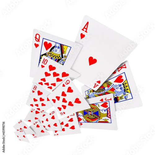 Playing cards poker casino