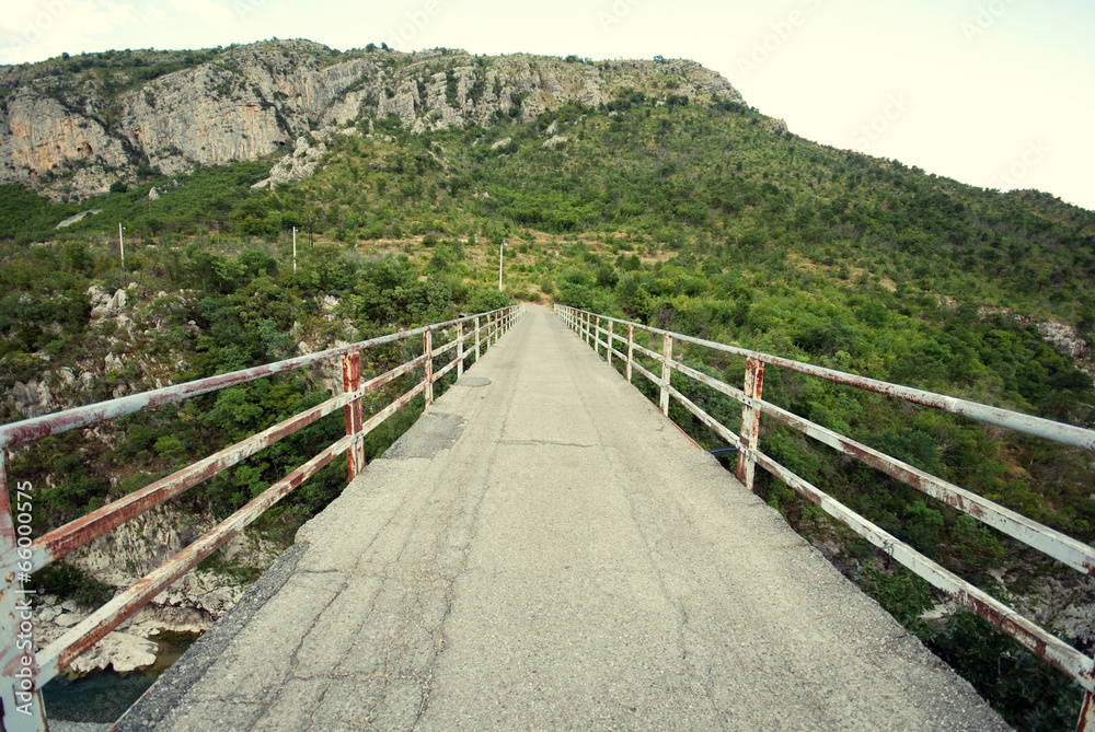 Mountain bridge, Montenegro