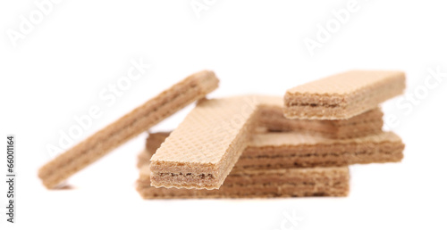 Wafers with chocolate.