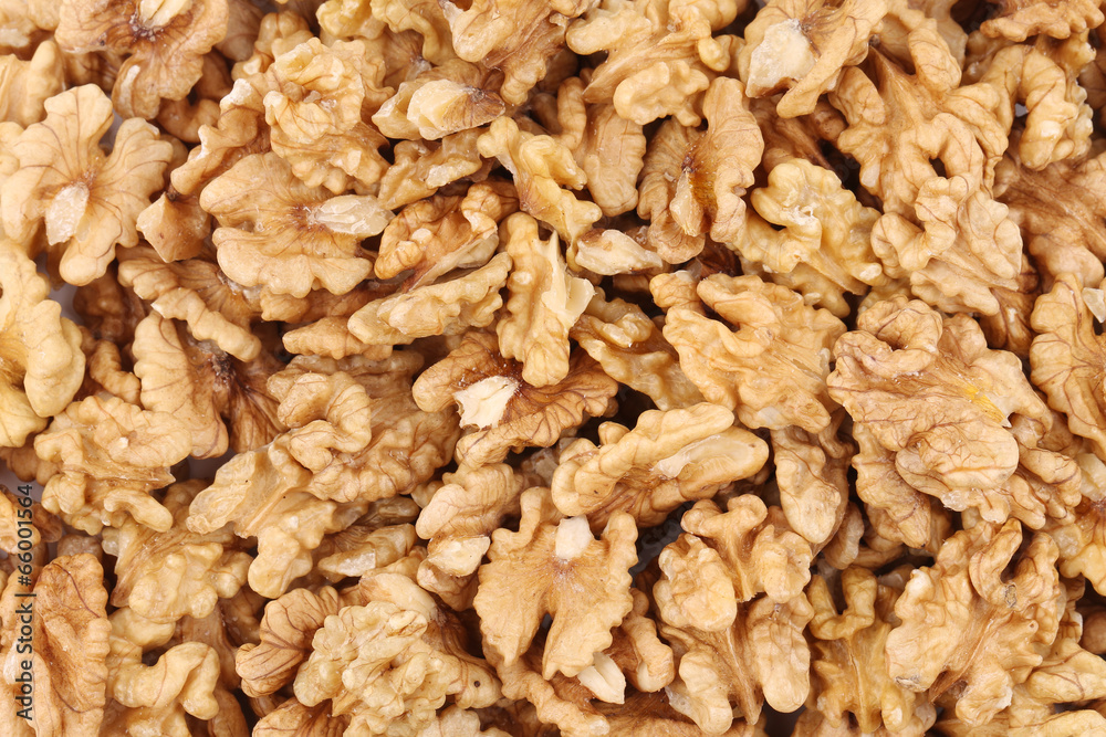 Texture of walnuts close up. Texture of walnuts close up.