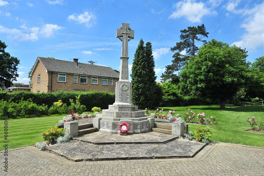 War Memorial in Horley, Surrey, England