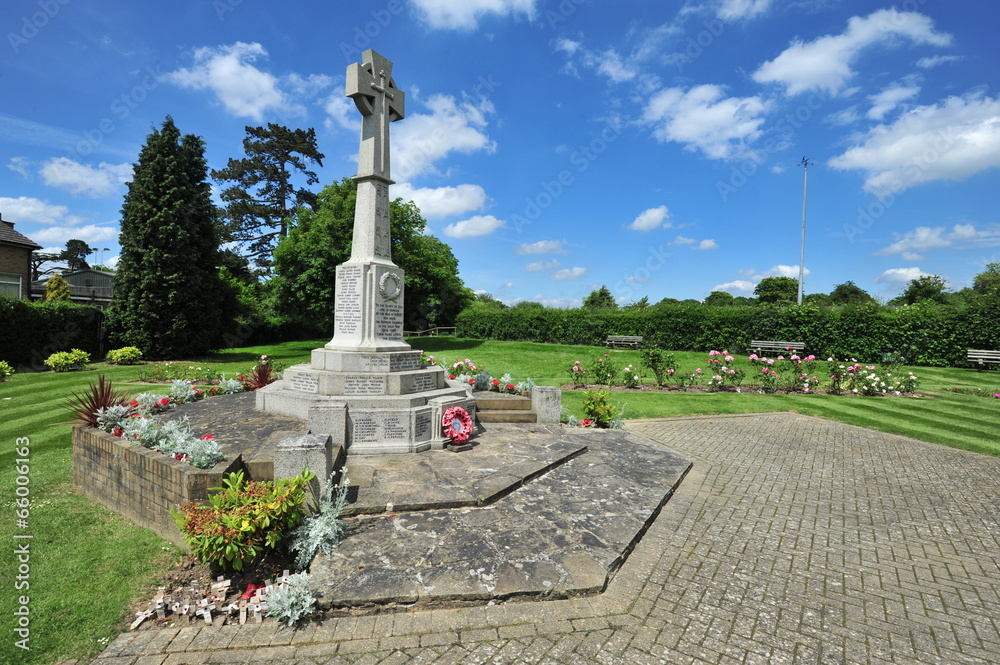 War Memorial in Horley, Surrey, England