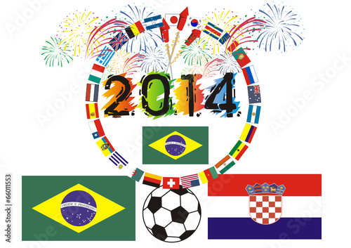 Fußballfest in Südamerika 2014 -Gruppe A-Brasilien - Kroatien