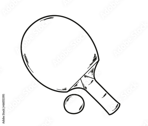 one ping pong racket