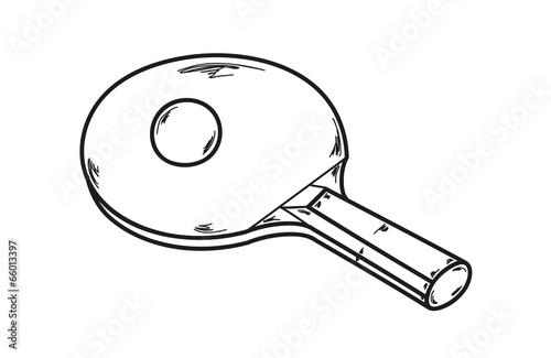 one ping pong racket