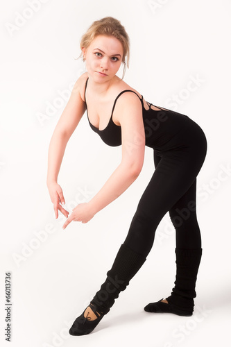 portrait of dancing woman