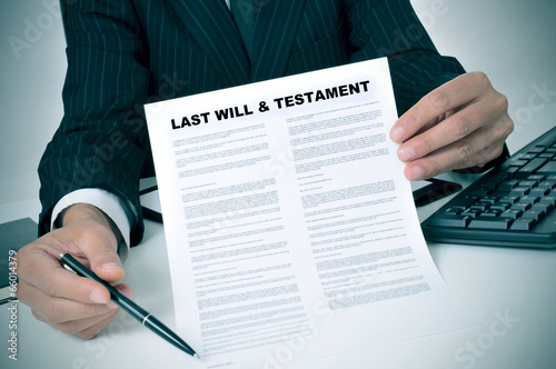 last will and testament photo