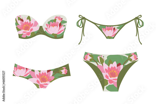 print of lilies