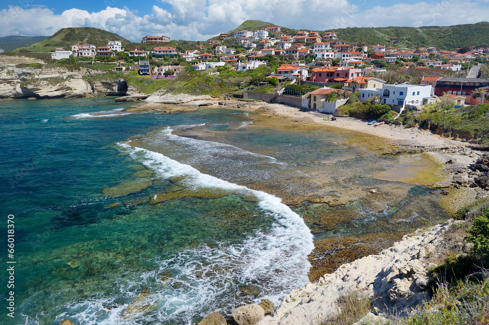 Landscape of the Sardinian coast