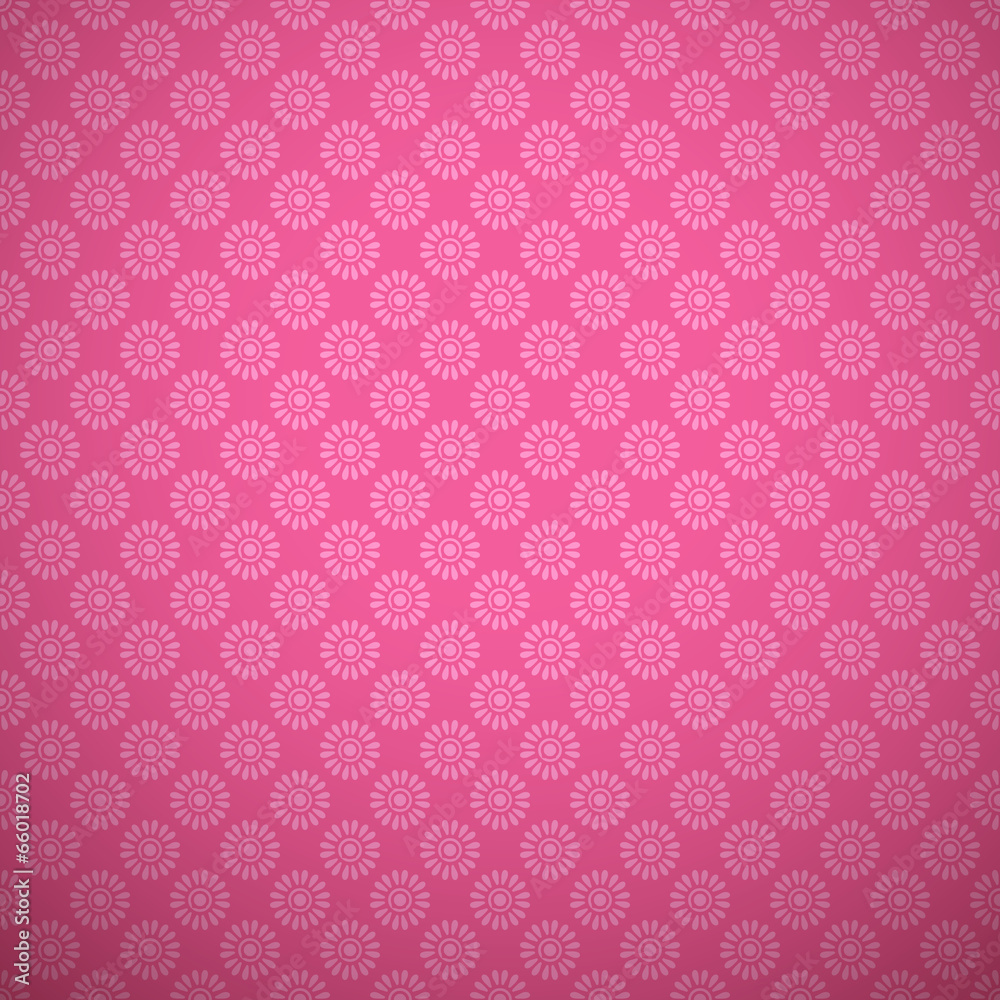 Bright girl vector seamless patterns (tiling)