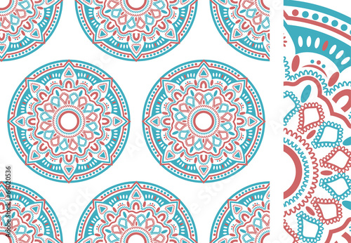 Seamless ethnic pattern illustration vector