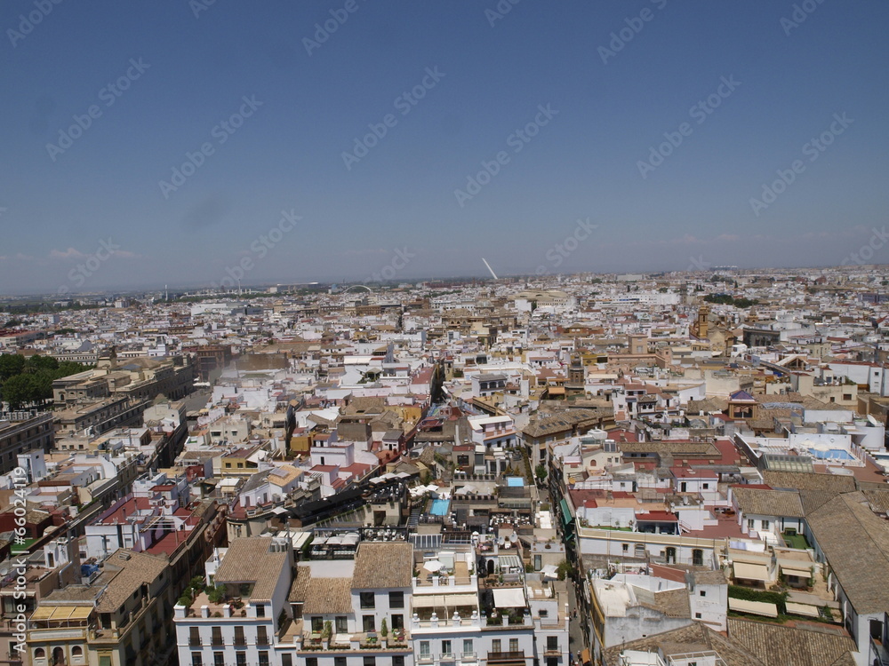 Sevilla vista desde la Giralda de la Catedral
