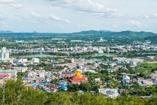 Bird eye view of Nakhonsawan province photo