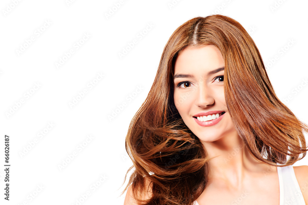 Naklejka premium shiny hair