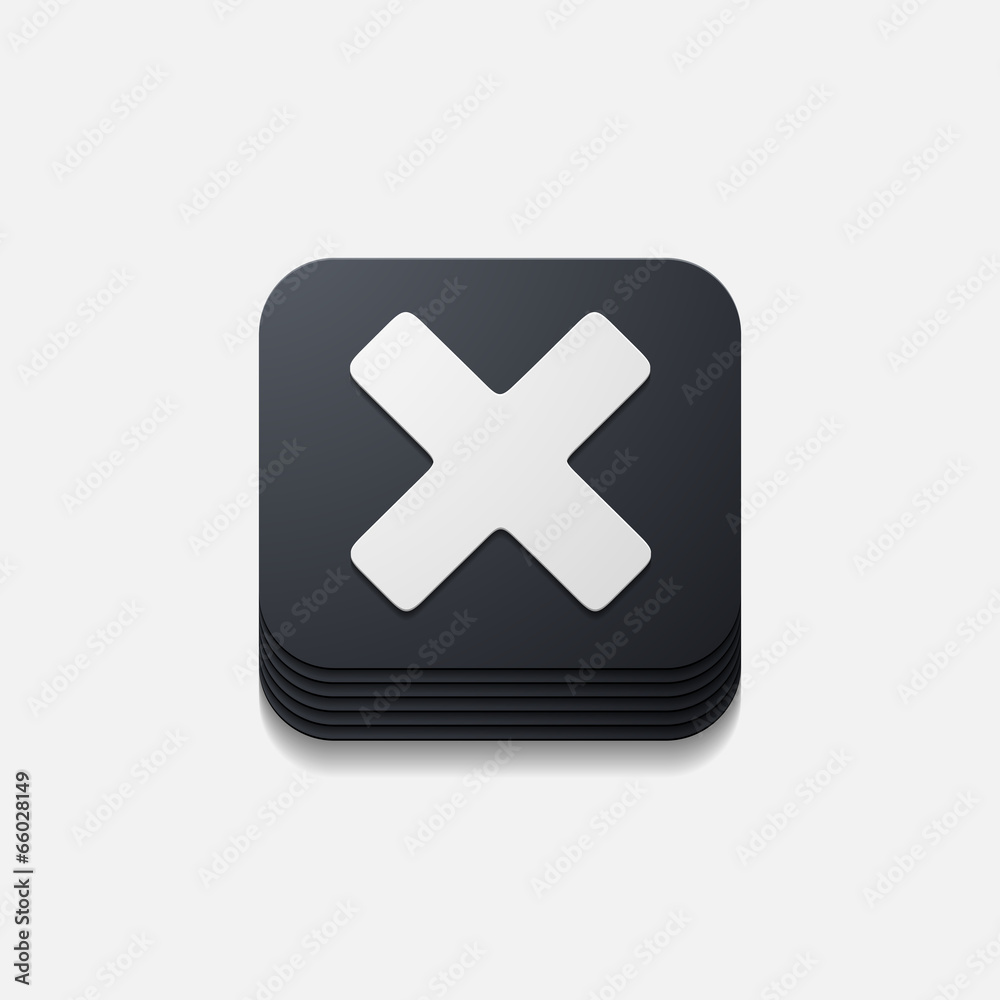 square button: cross square button: cross