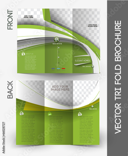 Real Estate Tri-Fold Mock up & Brochure Design