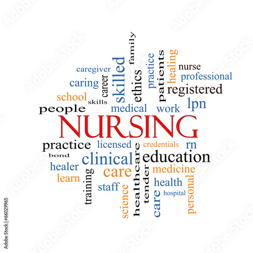 Nursing Word Cloud Concept #66029965