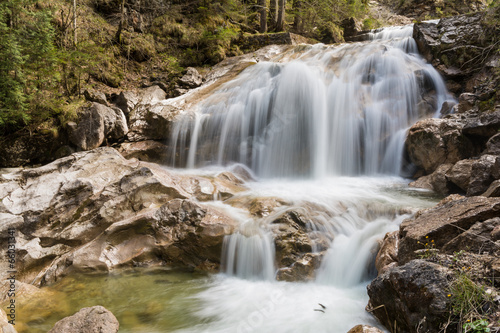 Wasserfälle in der Pöllatschlucht im Ostallgäu