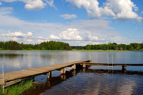 Waldsee in Schweden