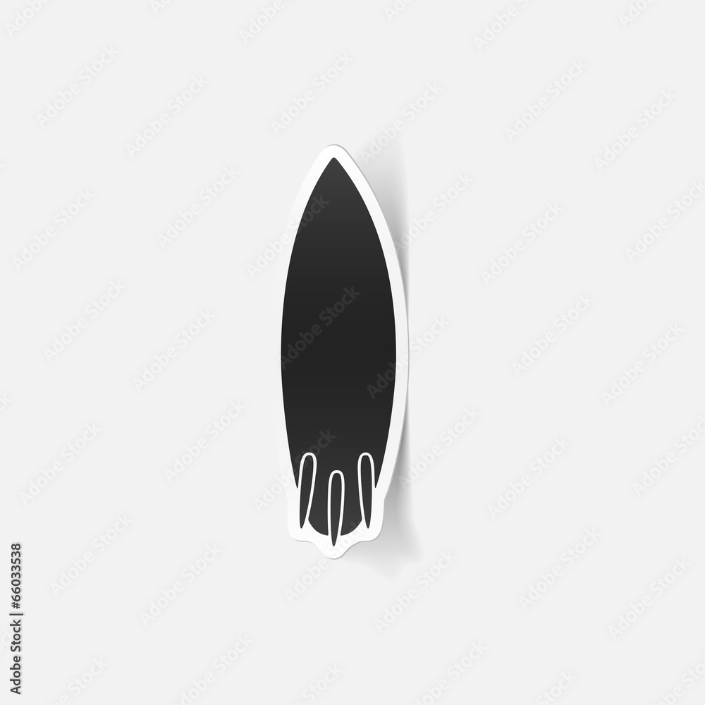 realistic design element: surfing realistic design element: surfing