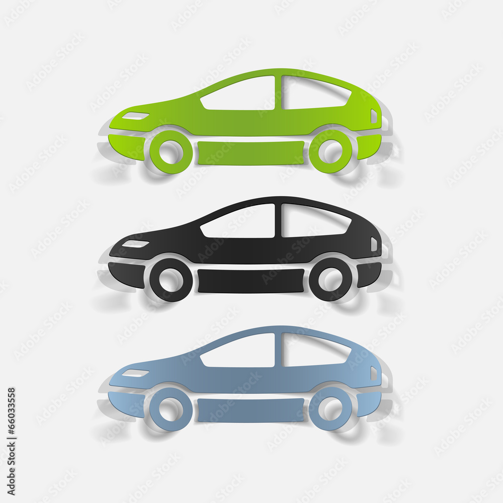 Fototapeta premium realistic design element: car