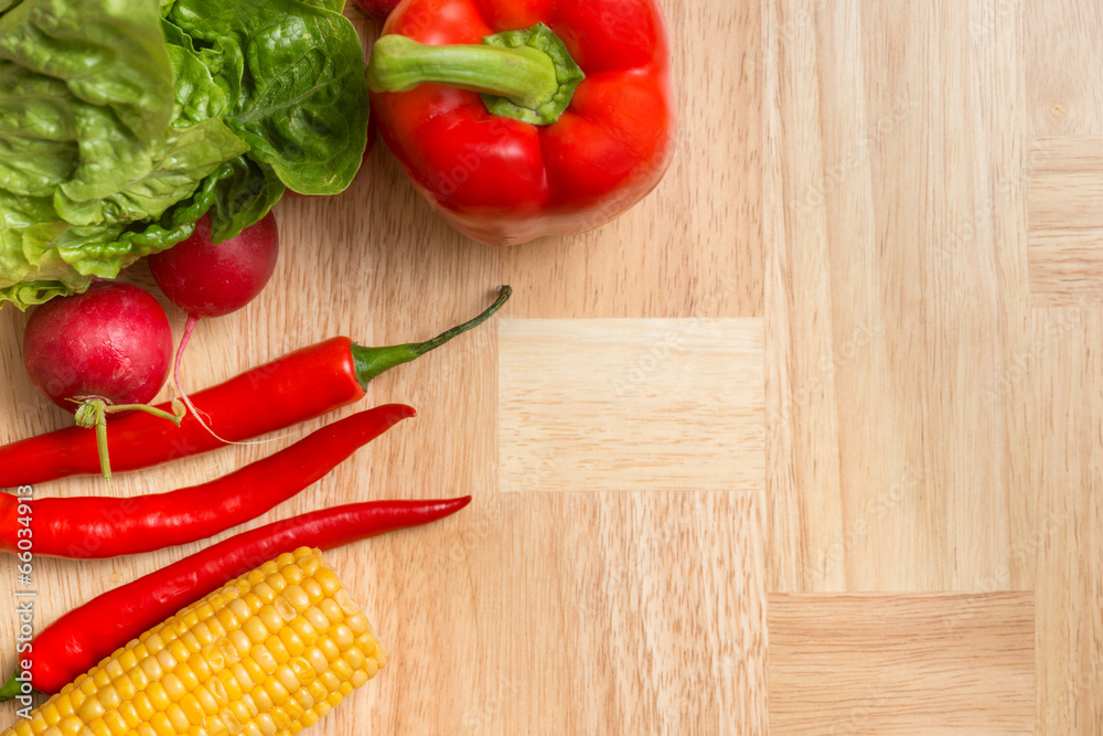Fresh vegetable background Fresh vegetable background