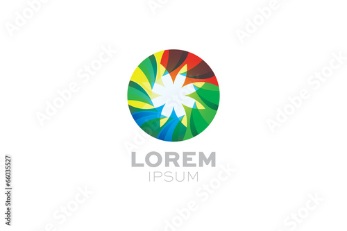 Vektör logo Çiçek