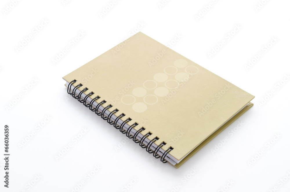 Notebook isolated on white Notebook isolated on white