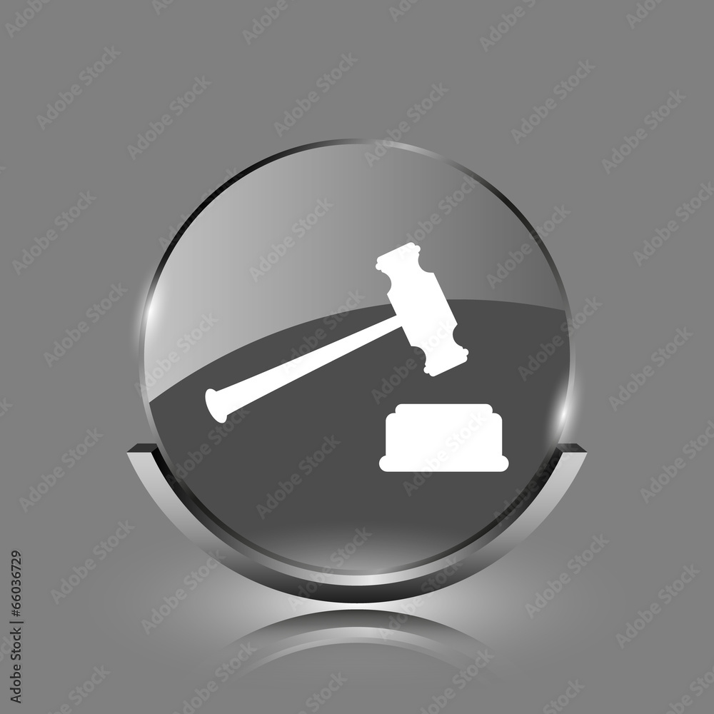 Judge hammer icon