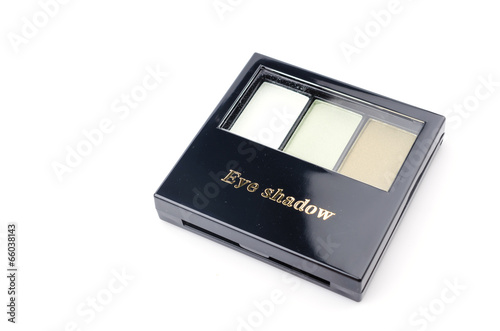 Eye shadow isolated white background