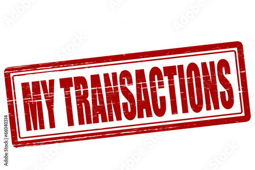 My transactions