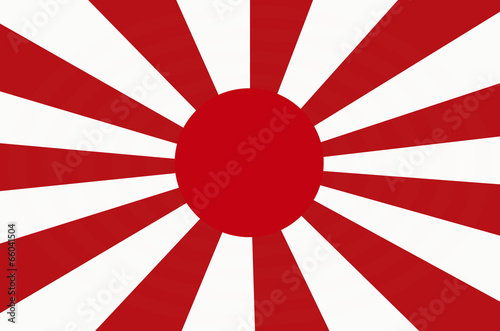 Japanese navy in red and white.