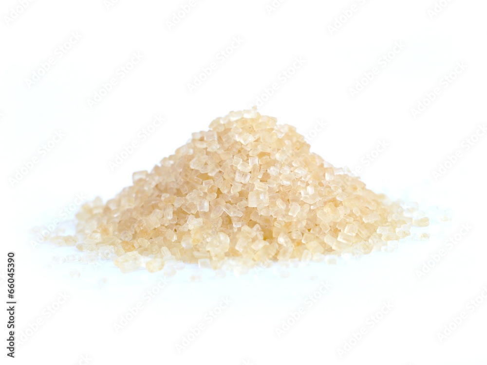 Cane sugar hill isolated on white Cane sugar hill isolated on white