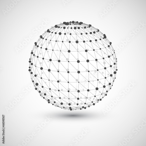 Abstract geometric background with lines