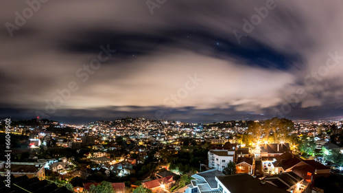 Nightfall over Antananarivo