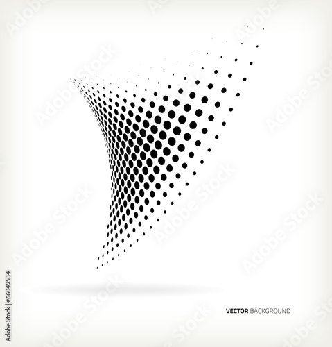 Vector halftone dots.