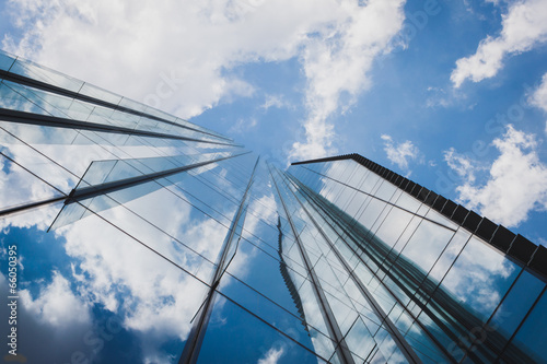 Architectural detail of a modern building