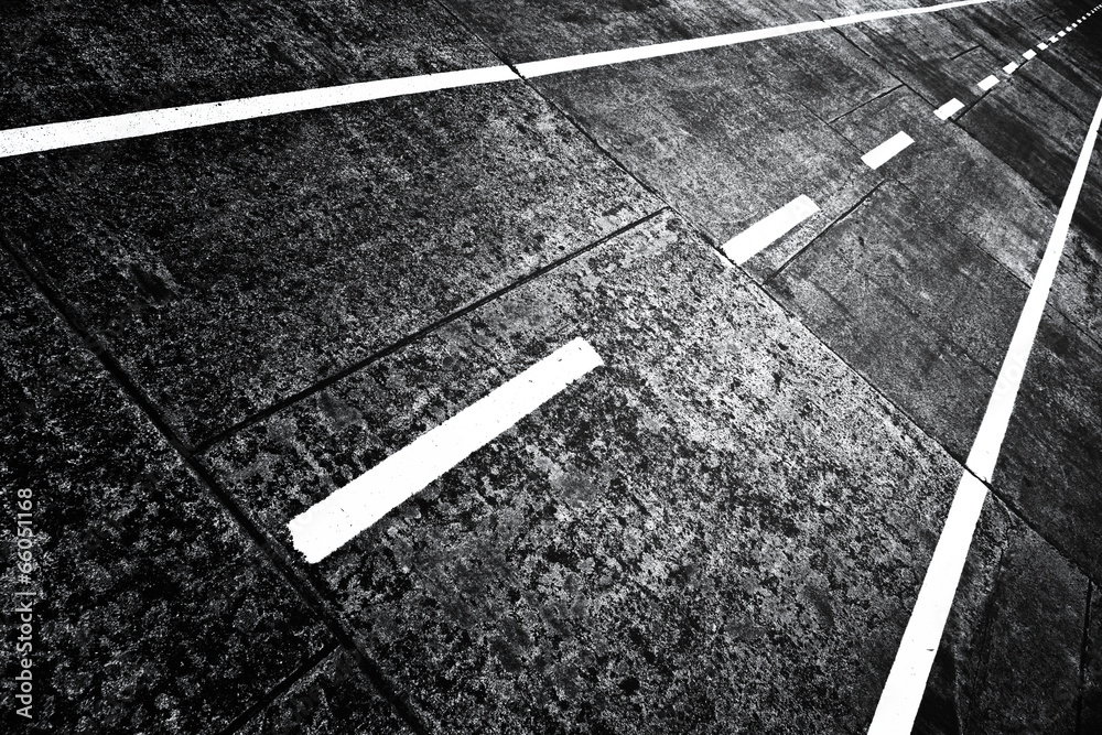Fototapeta premium Two way bike road