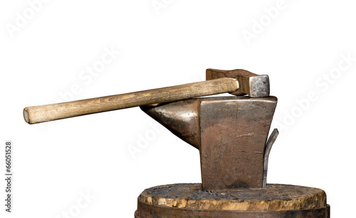 vintage hammer and the anvil