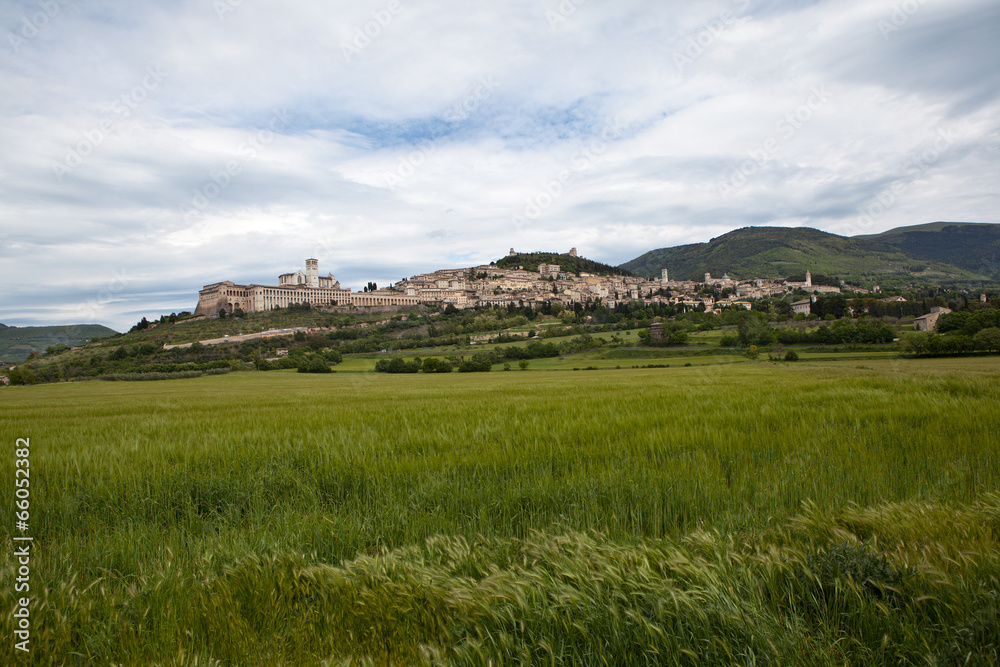 Fototapeta premium Italy. Panorama Gubbio.