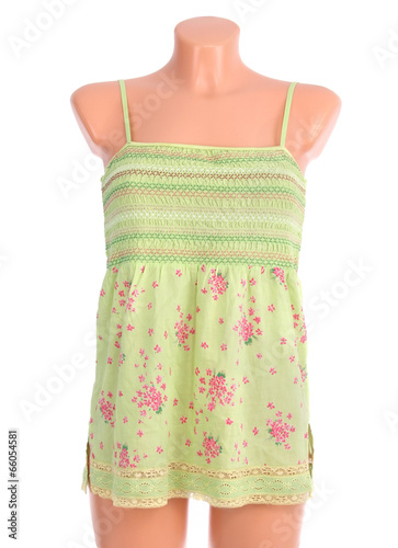 Summer dress on a mannequin