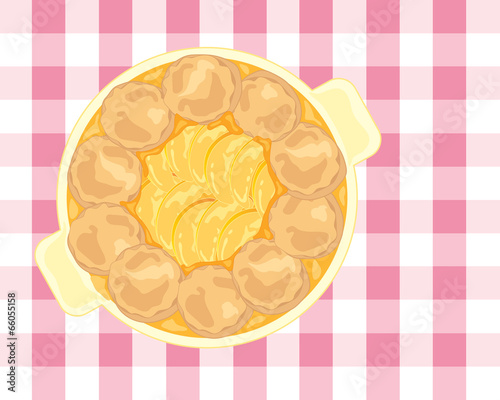 peach cobbler