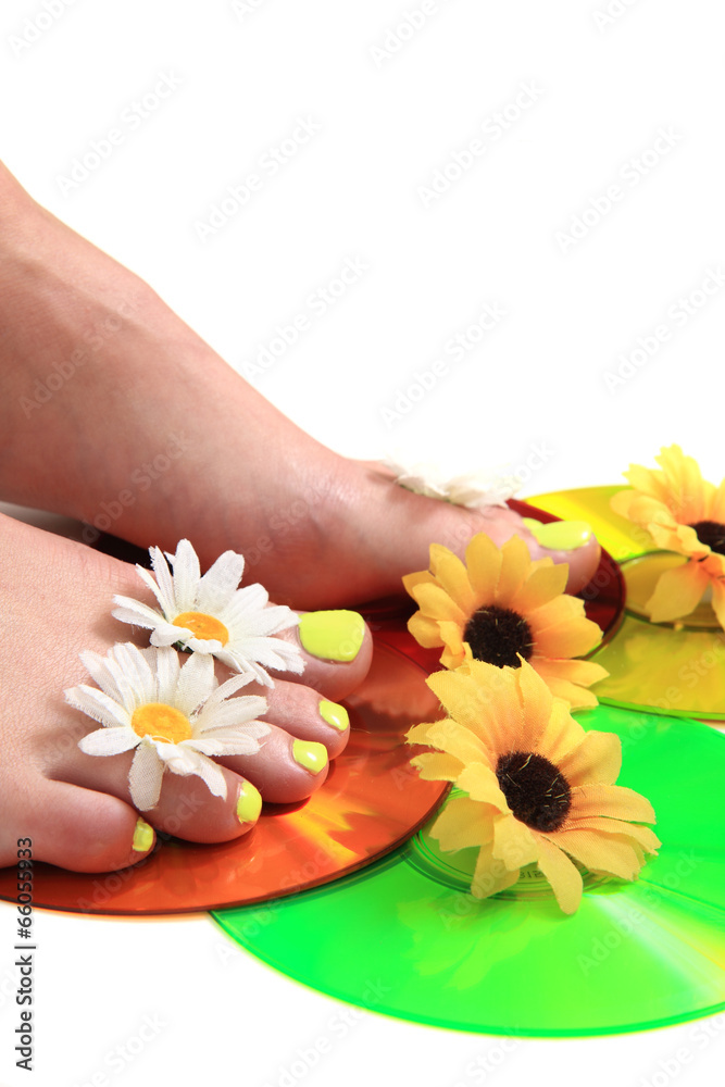 womens legs with nice nails (pedicure) womens legs with nice nails (pedicure)